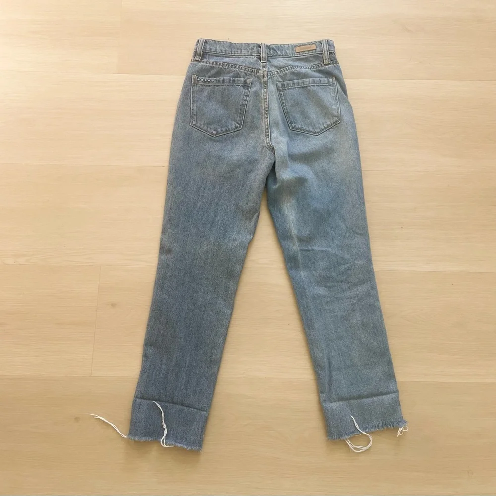 Blank NYC the Madison Crop Asymmetrical waist Jeans 25 - Picture 5 of 6